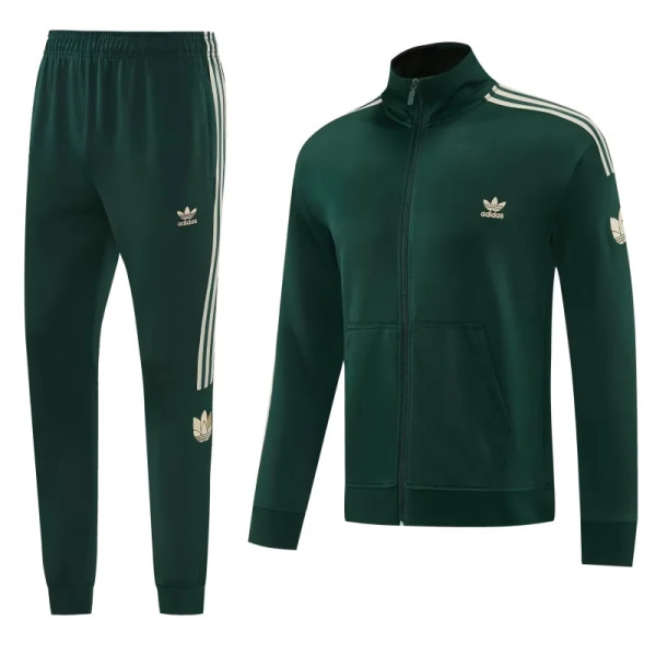 26-27 AD (dark green) Jacket Adult Sweater tracksuit set