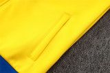 25-26 Brazil (yellow) Jacket Adult Sweater tracksuit set
