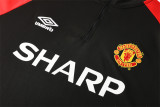 1998-99 Manchester United (black) Retro Jersey Adult Sweater tracksuit
