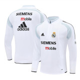 2004-05 Real Madrid (white) Retro Jersey Adult Sweater tracksuit