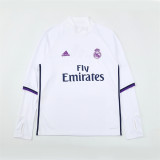 2016-17 Real Madrid (white) Retro Jersey Adult Sweater tracksuit