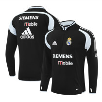 2004-05 Real Madrid (black) Retro Jersey Adult Sweater tracksuit