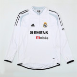 2004-05 Real Madrid (white) Retro Jersey Adult Sweater tracksuit