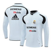 2004-05 Real Madrid (light gray) Retro Jersey Adult Sweater tracksuit