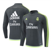 2015-16 Real Madrid (dark gray) Retro Jersey Adult Sweater tracksuit