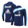 2009-10 Real Madrid (royal blue) Retro Jersey Adult Sweater tracksuit