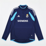 2005-06 Real Madrid (royal blue) Retro Jersey Adult Sweater tracksuit