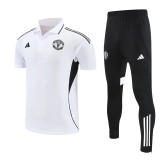 26-27 Manchester United (white) Polo Short Thailand Quality set