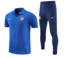 26-27 Atletico Madrid (Colorful Blue) Polo Short Thailand Quality set