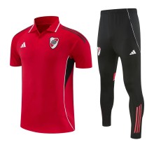 26-27 CA River Plate (red) Polo Short Thailand Quality set