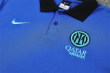 26-27 Inter milan (Colorful Blue) Polo Short Thailand Quality set