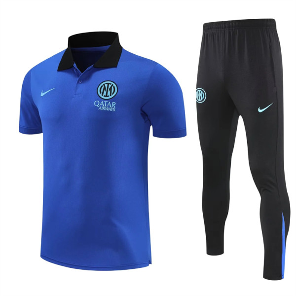 26-27 Inter milan (Colorful Blue) Polo Short Thailand Quality set