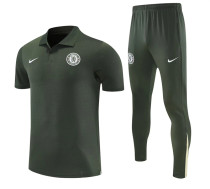 26-27 Chelsea (olive drab) Polo Short Thailand Quality set
