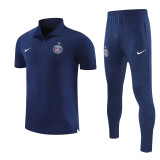 26-27  Paris Saint-Germain (royal blue) Polo Short Thailand Quality set