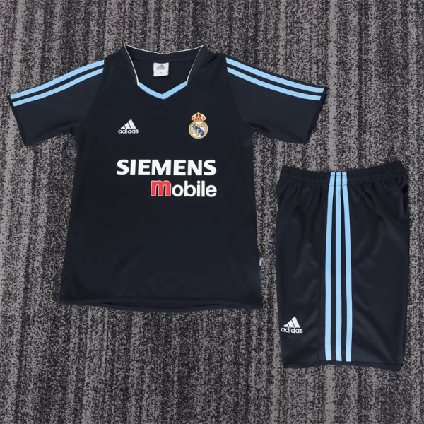 Kids kit 03-04 Real Madrid Away (Retro Jersey) Thailand Quality