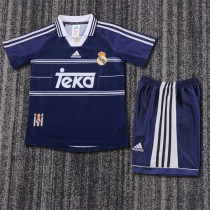 Kids kit 98-99 Real Madrid Away (Retro Jersey) Thailand Quality