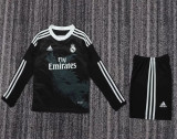 Long sleeve Kids kit 14-15 Real Madrid Third Away (Retro Jersey) Thailand Quality