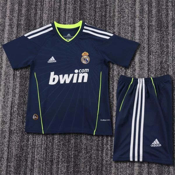 Kids kit 10-11 Real Madrid Away (Retro Jersey) Thailand Quality