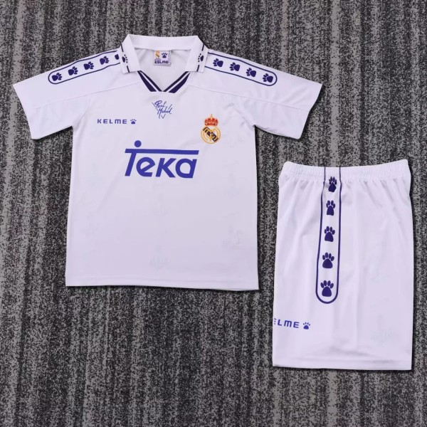 Kids kit 94-96 Real Madrid home (Retro Jersey) Thailand Quality