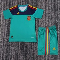 Kids kit 2010 Spain Goalkeeper (Retro Jersey) Thailand Quality