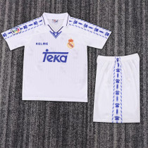 Kids kit 96-97 Real Madrid home (Retro Jersey) Thailand Quality