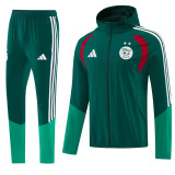 2026 Algeria (green) hooded Windbreaker Soccer Jacket suit
