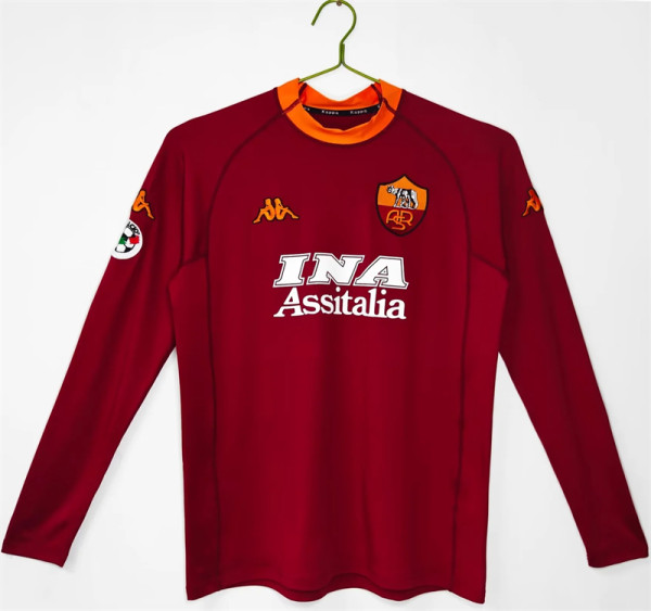 Long sleeve 00-01 RT home Retro Jersey Thailand Quality