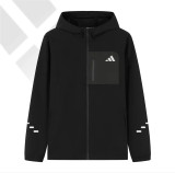 2026 AD (black) Jacket and cap set training suit Thailand Qualit
