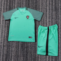 Kids kit 2016 Portugal Away (Retro Jersey) Thailand Quality