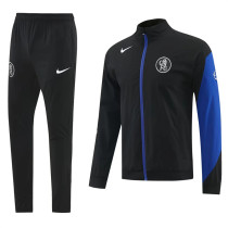 26-27 Chelsea (black) Windbreaker Set Soccer Jacket