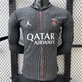 Long sleeve 25-26 Paris Saint-Germain Fourth Away Player Version Thailand Quality