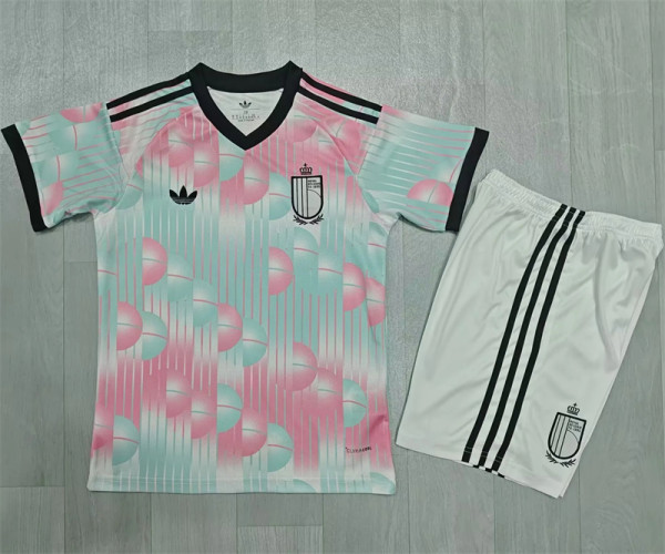 Kids kit 2026 Belgium Away Thailand Quality