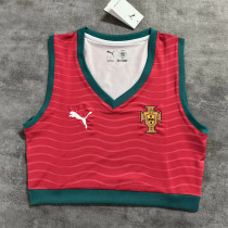 2026 Portugal home Women's football yoga vest