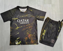 Kids kit 26-27 Paris Saint-Germain Fourth Away Thailand Quality