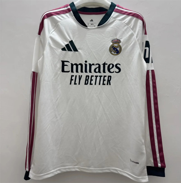26-27 Real Madrid home Long sleeve Thailand Quality