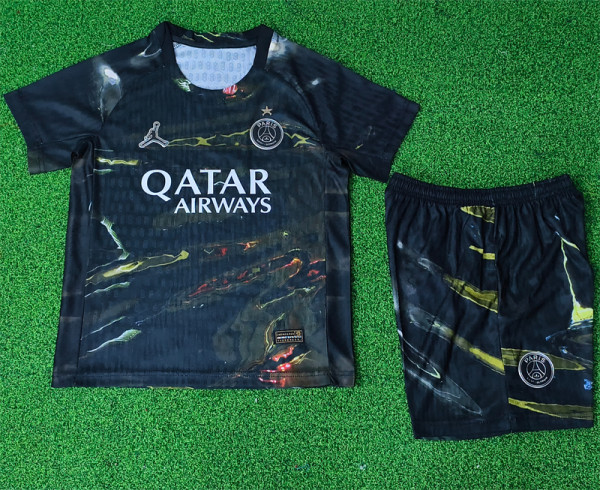 Player Version Kids kit 26-27 Paris Saint-Germain Fourth Away Thailand Quality