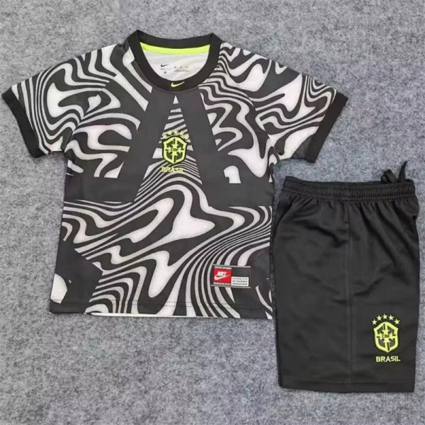 Kids kit 2026 Brazil (goalkeeper) Thailand Quality