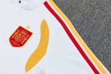 2026 Spain (white) Adult Sweater tracksuit set