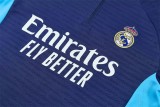 Player Version 25-26 Real Madrid (royal blue) Adult Sweater tracksuit set