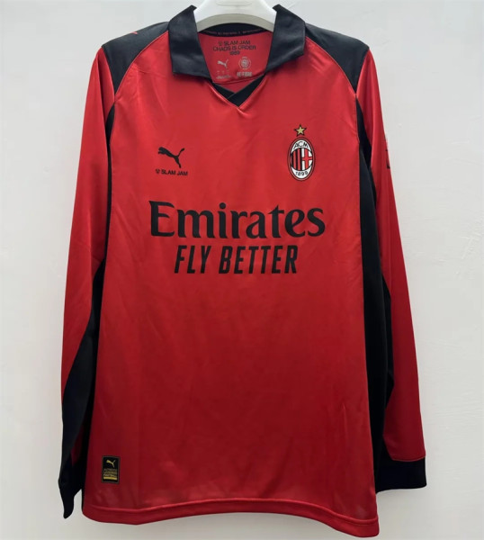 26-27 AC Milan Fourth Away Long sleeve Thailand Quality