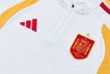 2026 Spain (white) Adult Sweater tracksuit set