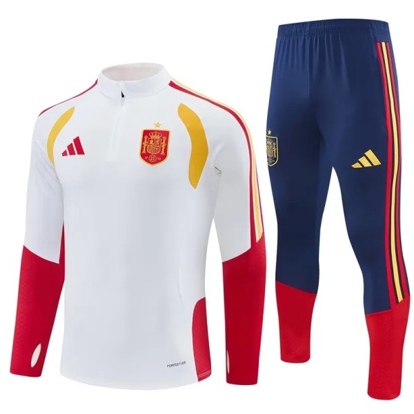 2026 Spain (white) Adult Sweater tracksuit set