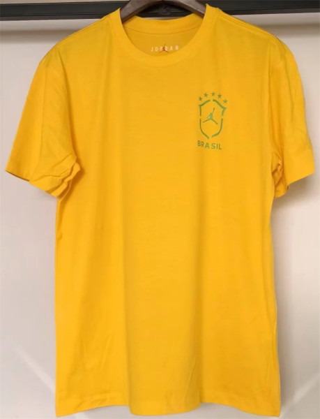 2026 Brazil (cotton T-shirt) Fans Version Thailand Quality