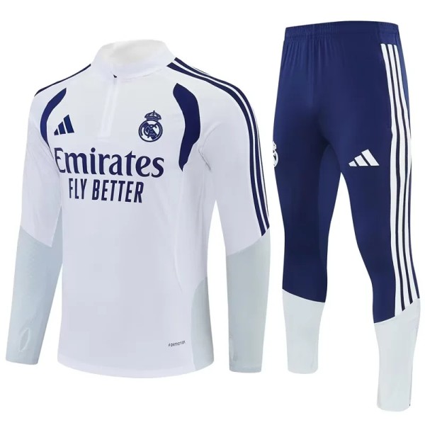 26-27 Real Madrid (white) Adult Sweater tracksuit set