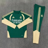 26-27 Real Madrid (green) Adult Sweater tracksuit set