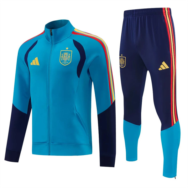 2026 Spain (lake blue) Jacket Adult Sweater tracksuit set