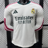 Long sleeve 26-27 Real Madrid home Player Version Thailand Quality