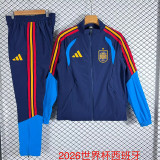 2026 Spain Windbreaker Soccer Jacket suit