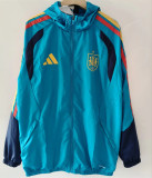 2026 Spain (sky blue) Windbreaker Soccer Jacket
