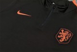 2026 Netherlands (black) Adult Sweater tracksuit set Training Suit